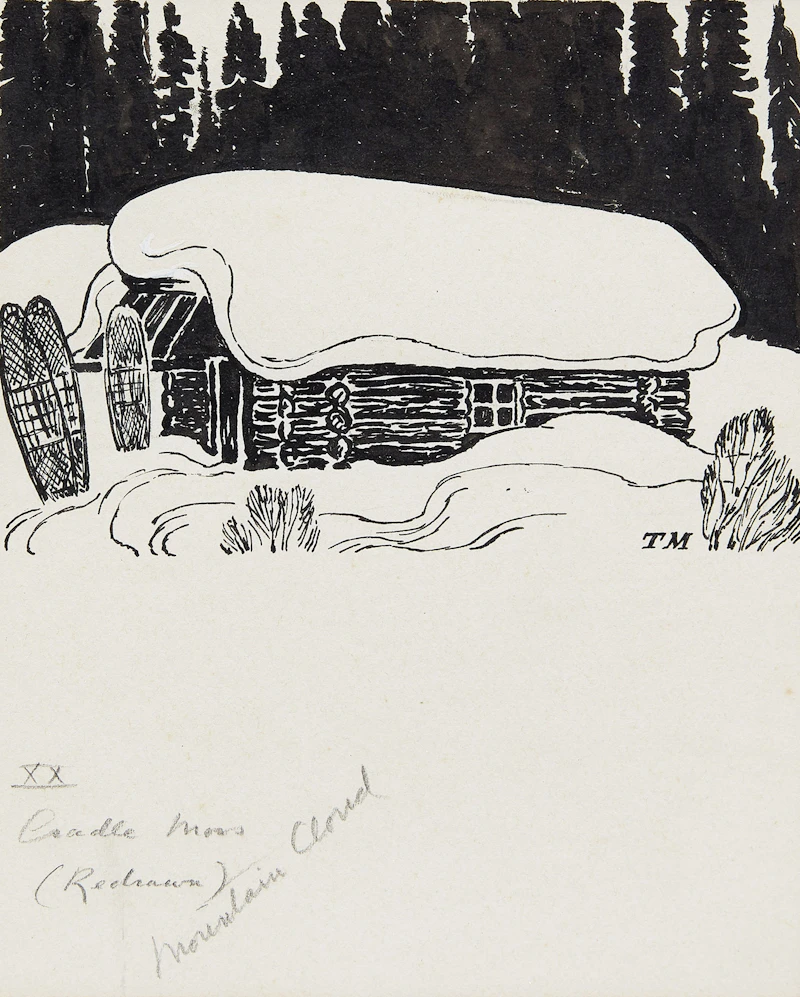 Thoreau MacDonald, Coyotes; Mountain Cloud, pair of woodcuts - view 3