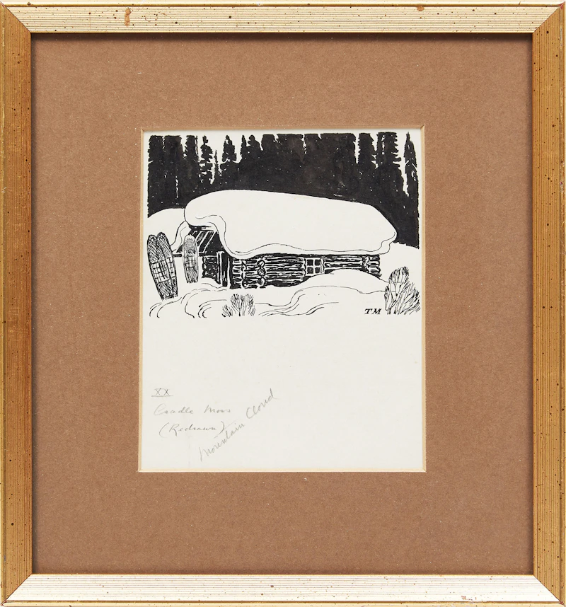 Thoreau MacDonald, Coyotes; Mountain Cloud, pair of woodcuts - view 4