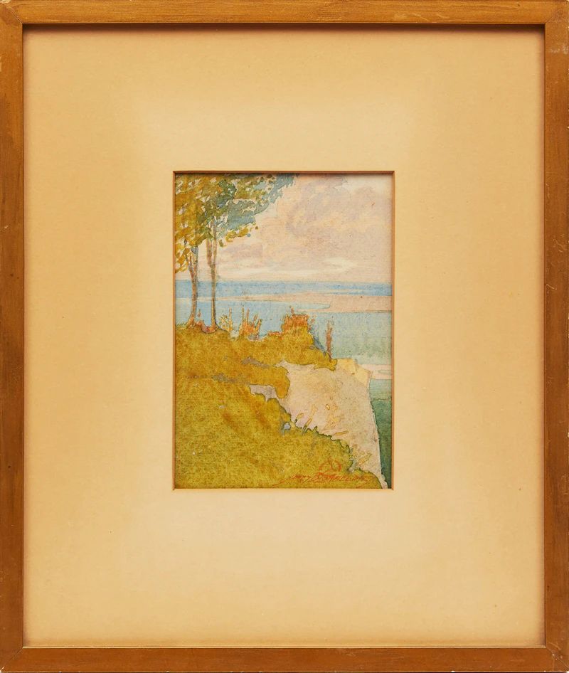 James Blomfield, At Scarborough Bluffs, Evening Lights, watercolour - view 2