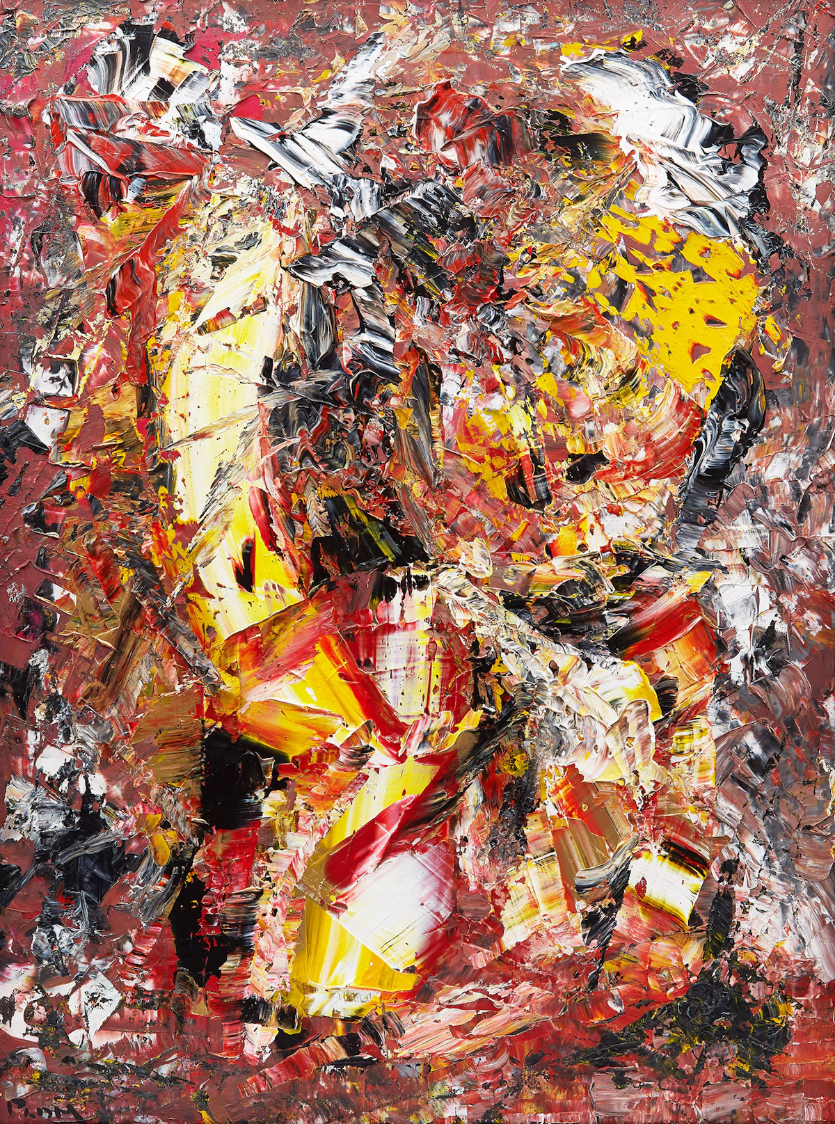 Andrew Plum, The Beast, oil on canvas