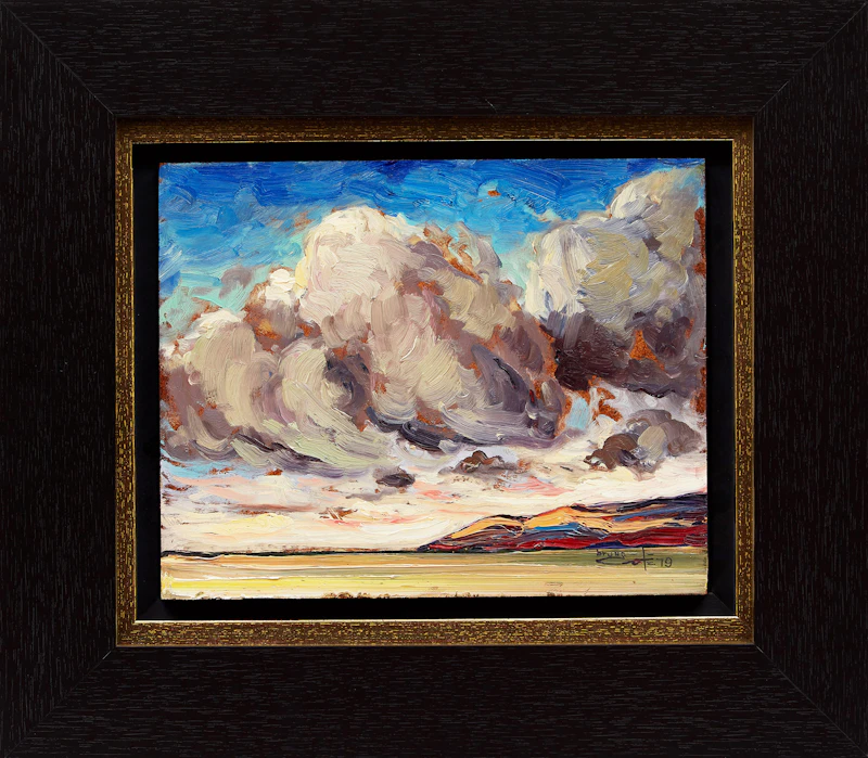 Bruno Côté, De cap aux oies, oil on masonite, 1979 - view 2