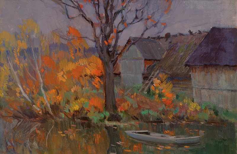 La Mare, Baie St. Paul, 1920  by Clarence Alphonse Gagnon
