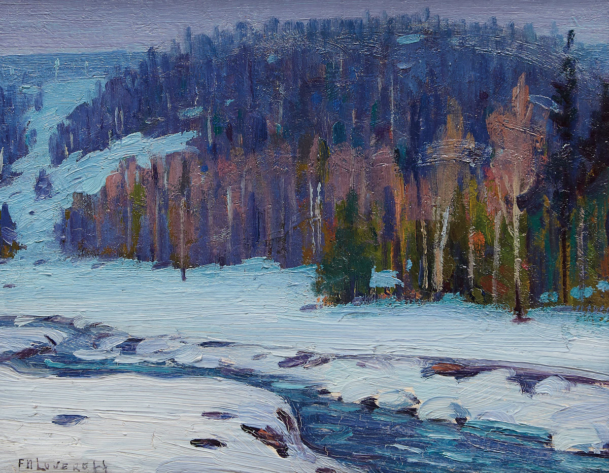 Frederick Nicholas Loveroff, York Mills, oil on board, circa 1919