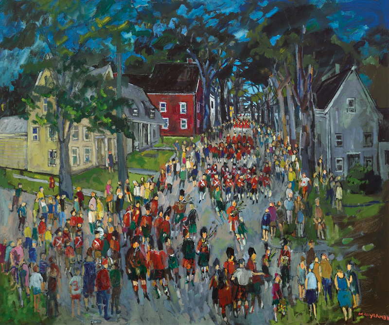 Highland Games, Fredericton by Molly Lamb Bobak