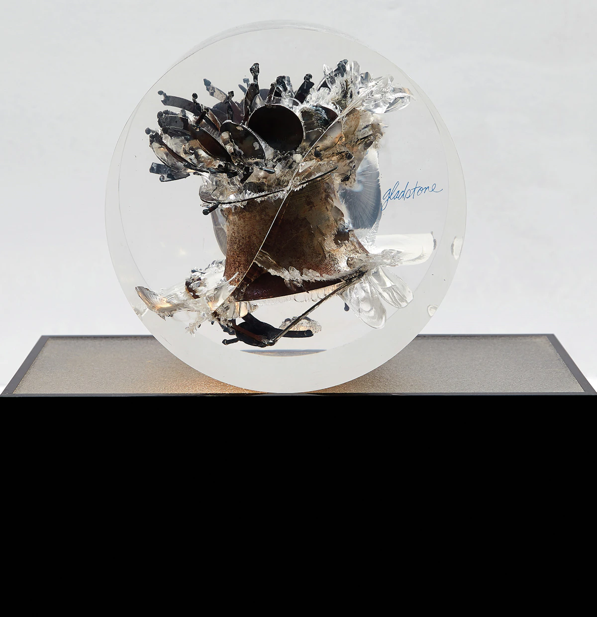 Gerald Gladstone, Venus & Saturn Series , lucite sculpture with original lightbox