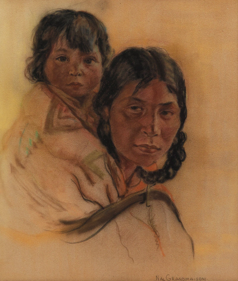 Mother and Papoose by Nicholas de Grandmaison