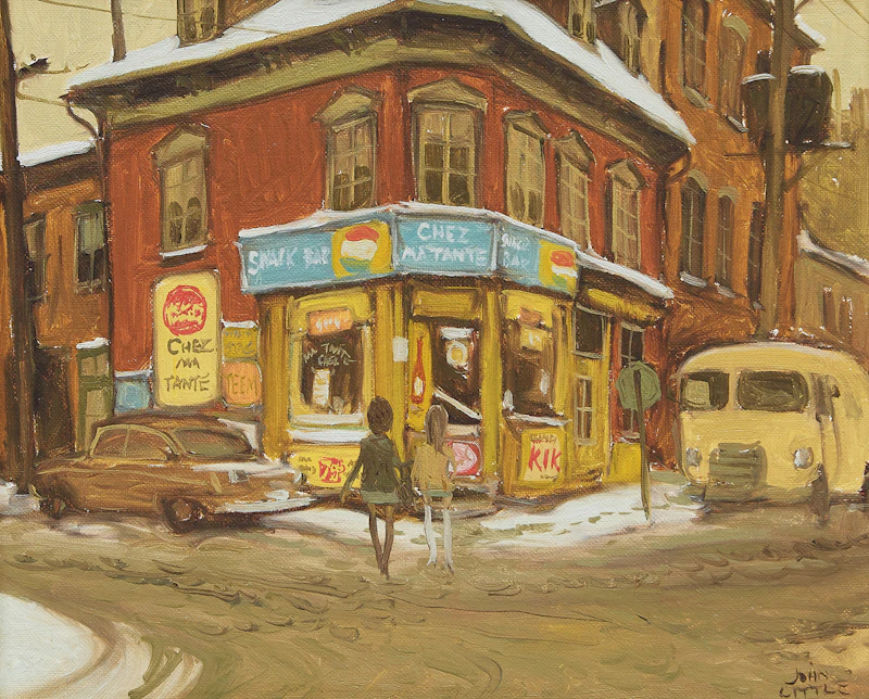 Chez Ma Tante, Fulford and Workman, St-Henri, Montreal by John Little