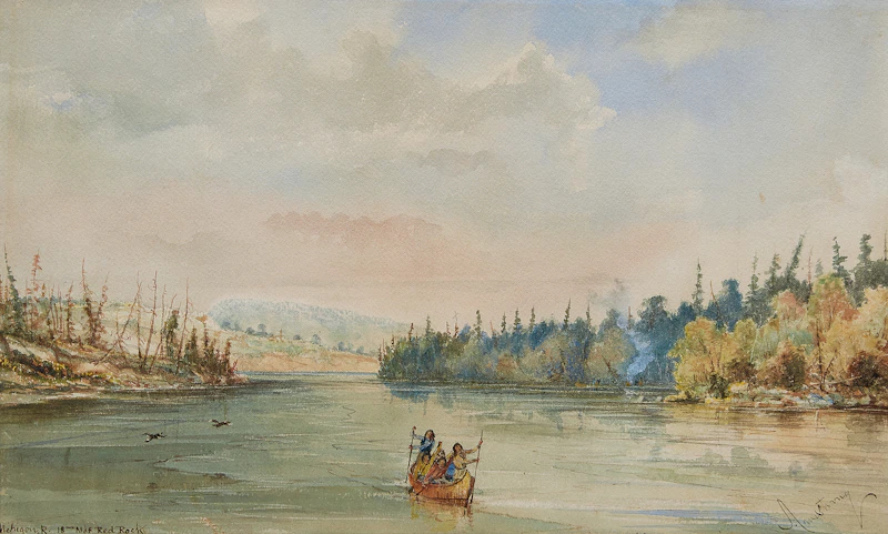 Nipigon River, 18 miles North of Red Rock by William Armstrong