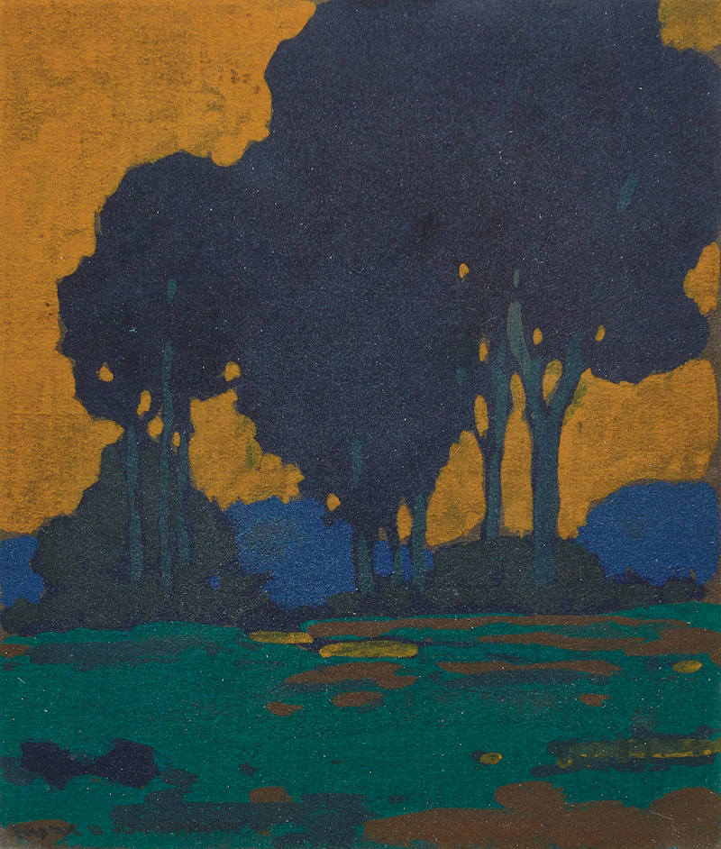 Old Elms by Frank Hans Johnston