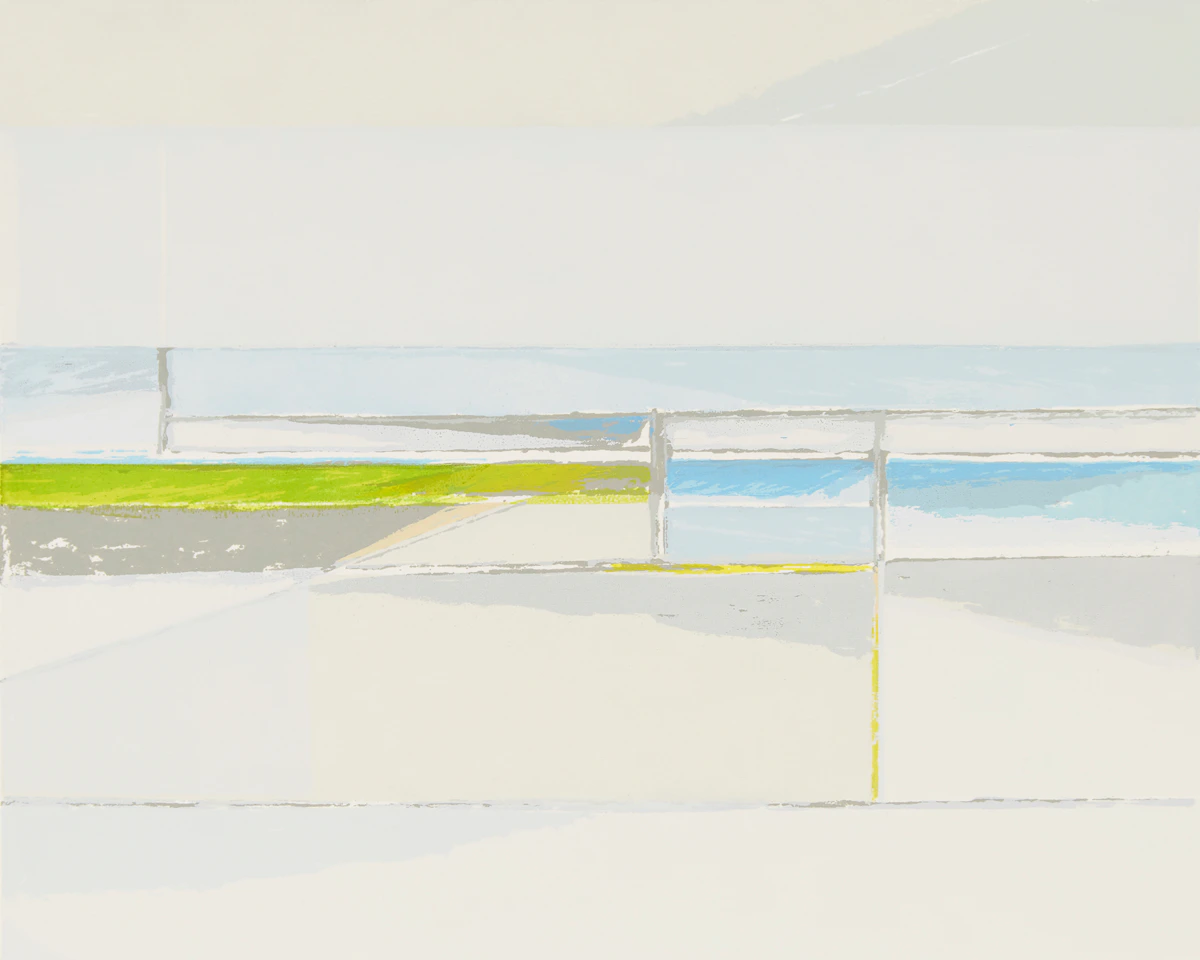 Gordon Appelbe Smith, Winter Sea, colour silkscreen