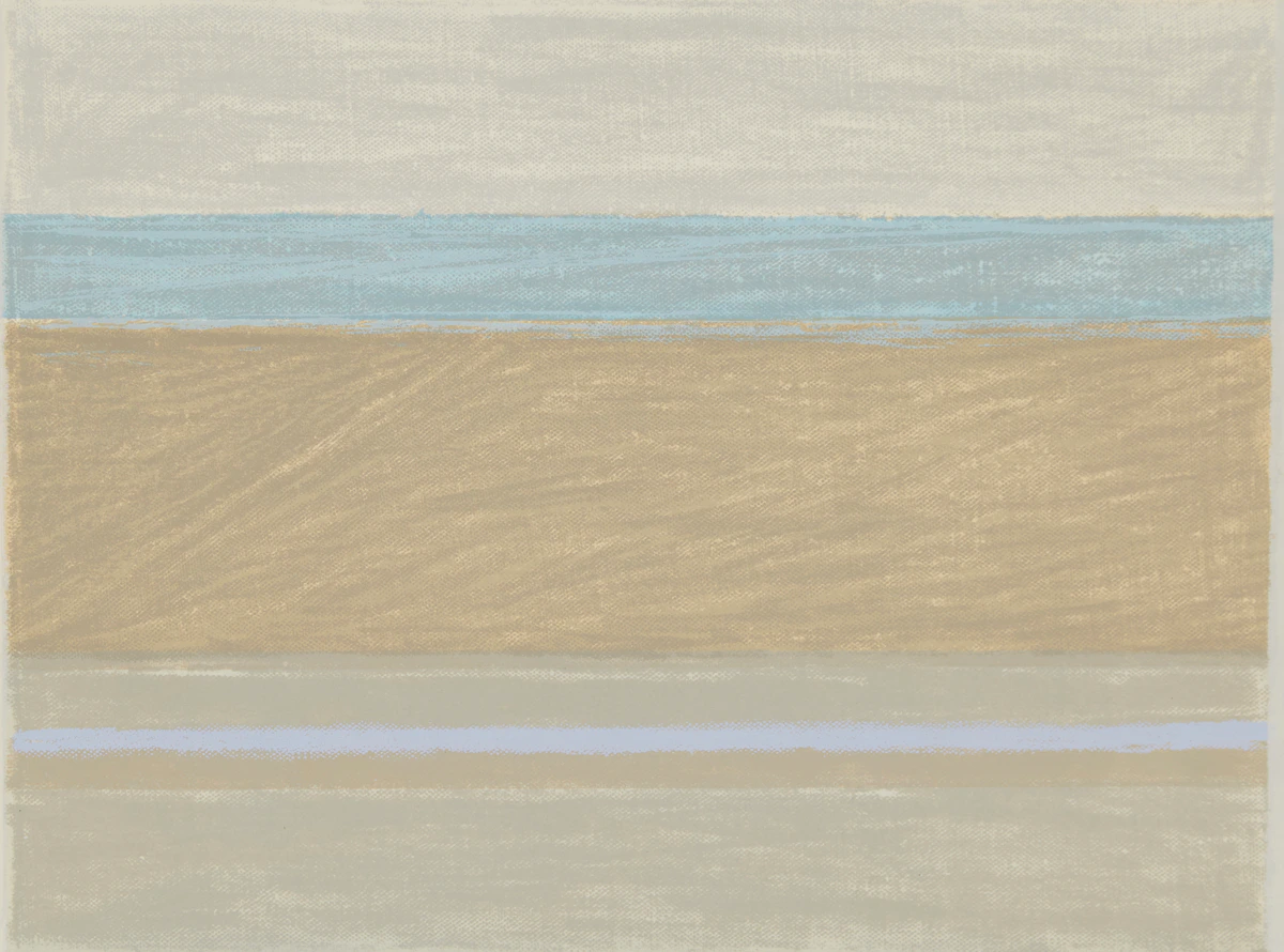 Gordon Appelbe Smith, November Sea, colour silkscreen