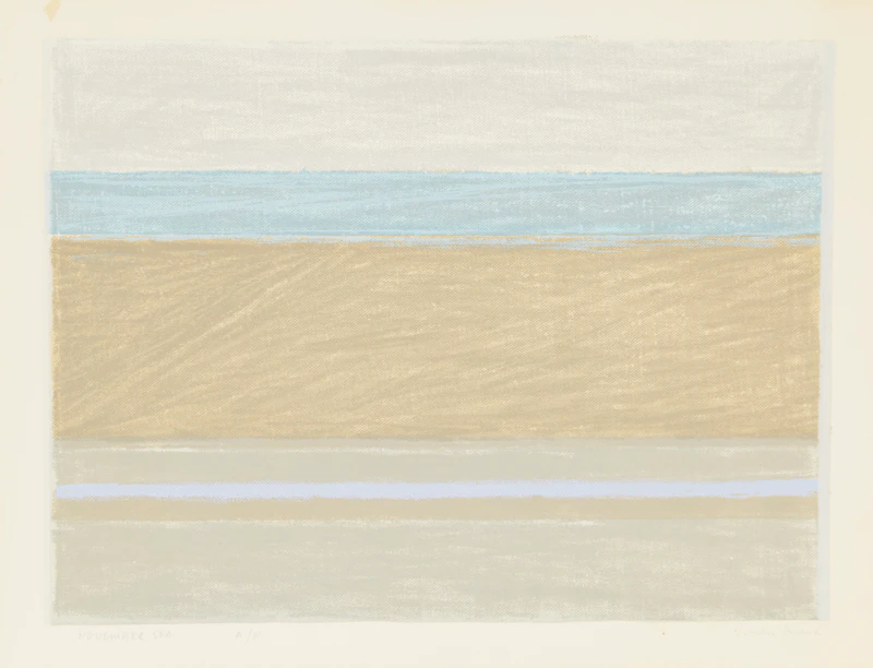 Gordon Appelbe Smith, November Sea, colour silkscreen - view 2