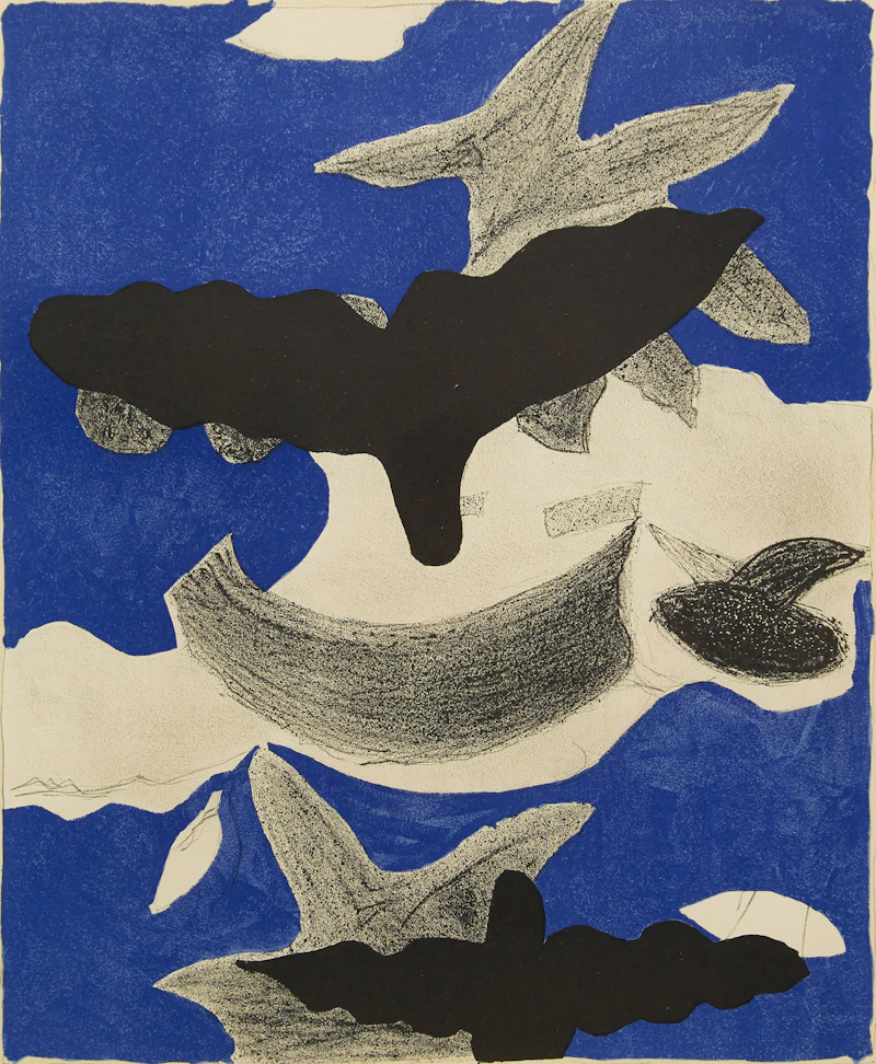 Georges Braque, Oiseaux, colour lithograph - view 2