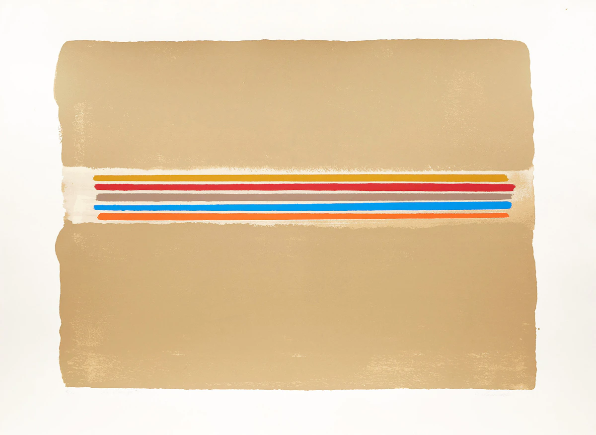 William Perehudoff, La Plonge #12, colour lithograph