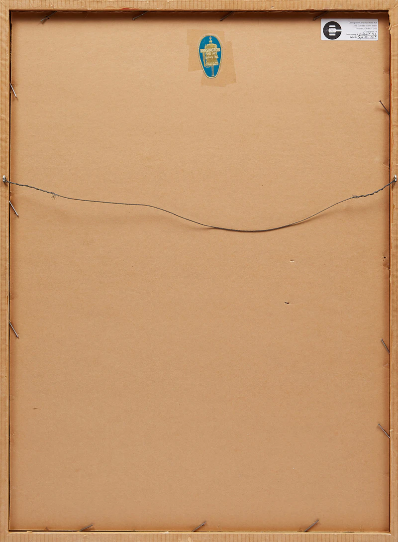 William Arthur Winter, Three Portraits , three mixed media and pencil works on paper; each mounted to card, 1971/1972 - view 6