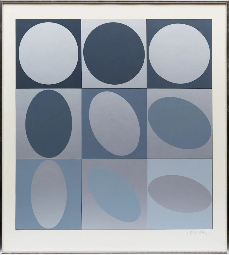 Victor Vasarely, Rubin (from Lapidaire) , colour serigraph - view 2