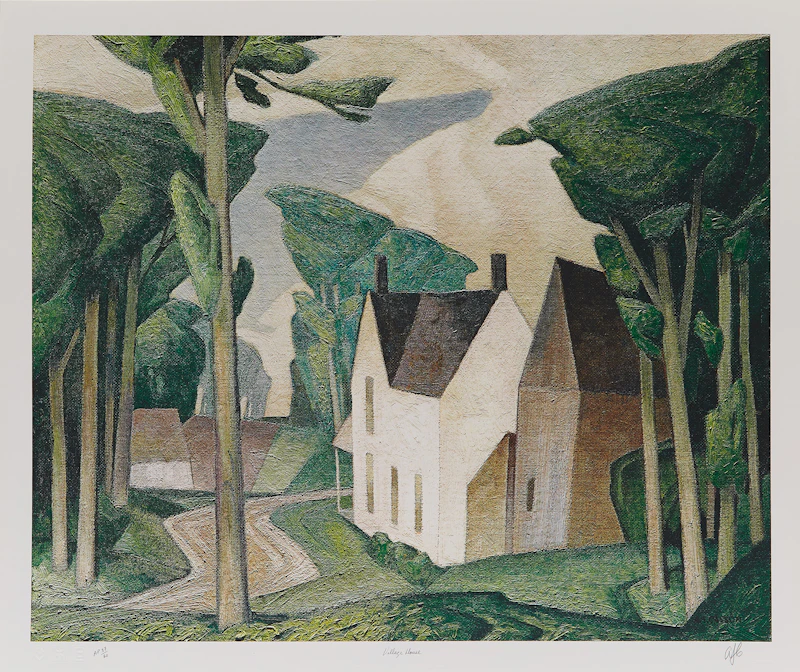 Alfred Joseph Casson, Annables General Store; Village House; Sunshine After Rain , three colour serigraphs - view 2