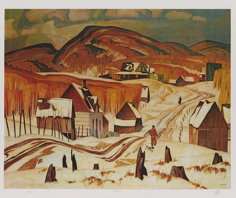Alfred Joseph Casson, Early Snow; Mill House; Haliburton; Autumn Decorations, four colour serigraphs - view 1