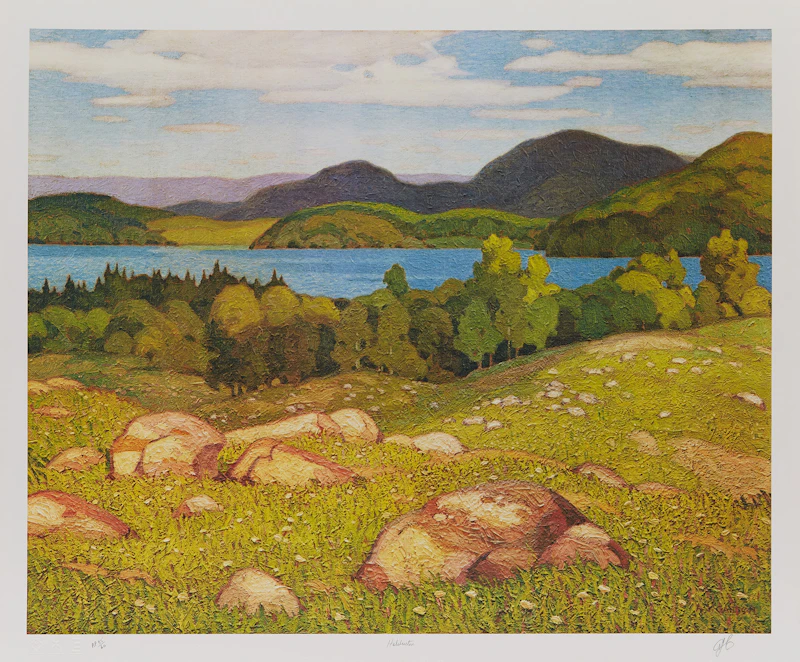 Alfred Joseph Casson, Early Snow; Mill House; Haliburton; Autumn Decorations, four colour serigraphs - view 3