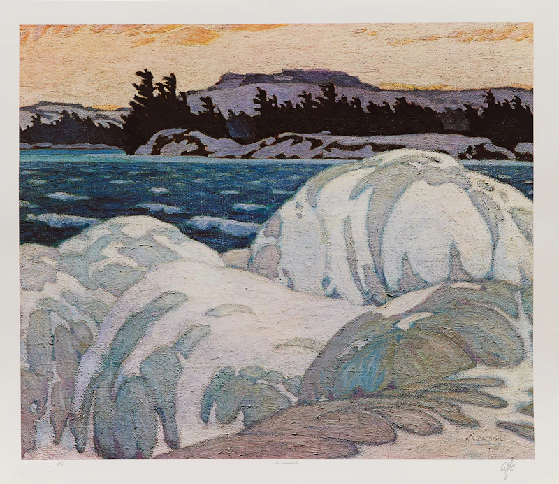 Alfred Joseph Casson, A.J. Casson: The Group of Seven Commemorative Anniversary Suite; Folio One: Oil Paintings, no-medium - view 2