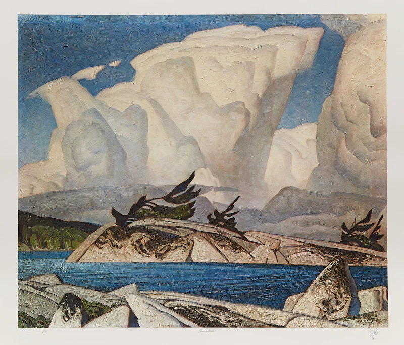 Alfred Joseph Casson, A.J. Casson: The Group of Seven Commemorative Anniversary Suite; Folio One: Oil Paintings, no-medium - view 3
