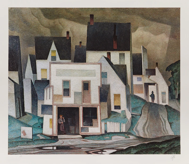 Alfred Joseph Casson, A.J. Casson: The Group of Seven Commemorative Anniversary Suite; Folio One: Oil Paintings, no-medium - view 6