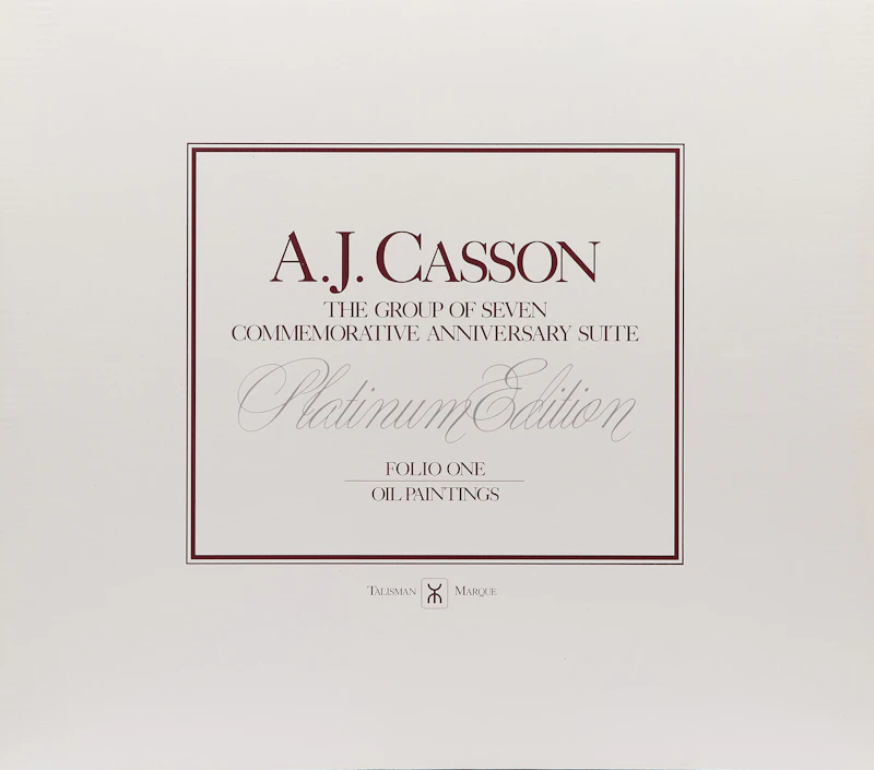 Alfred Joseph Casson, A.J. Casson: The Group of Seven Commemorative Anniversary Suite; Folio One: Oil Paintings, no-medium - view 8