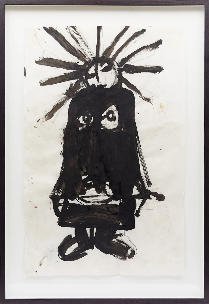 John Scott, Standing Figure , ink on paper - view 2
