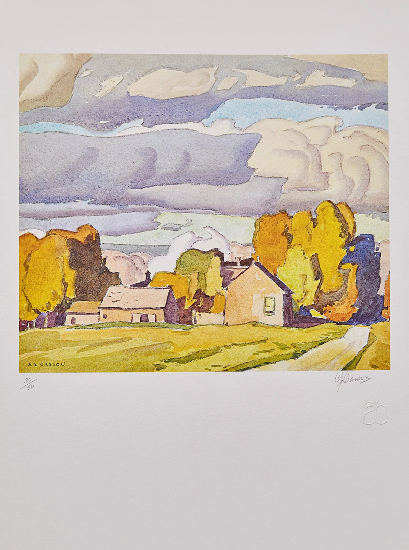 Alfred Joseph Casson, 20 Sketches of Elora and Salem , book - view 5