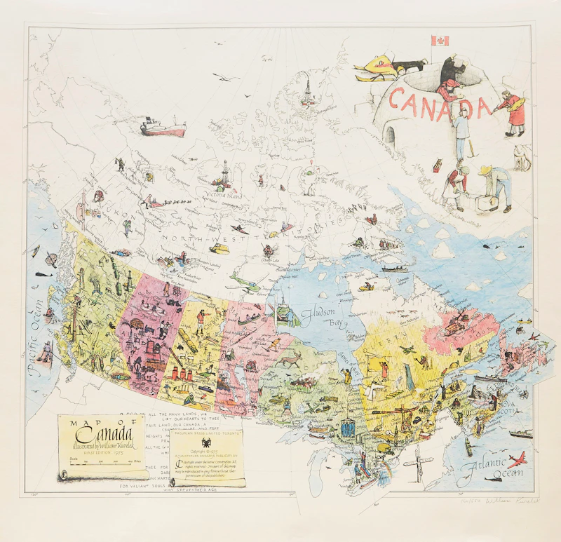 William Kurelek, Map of Canada