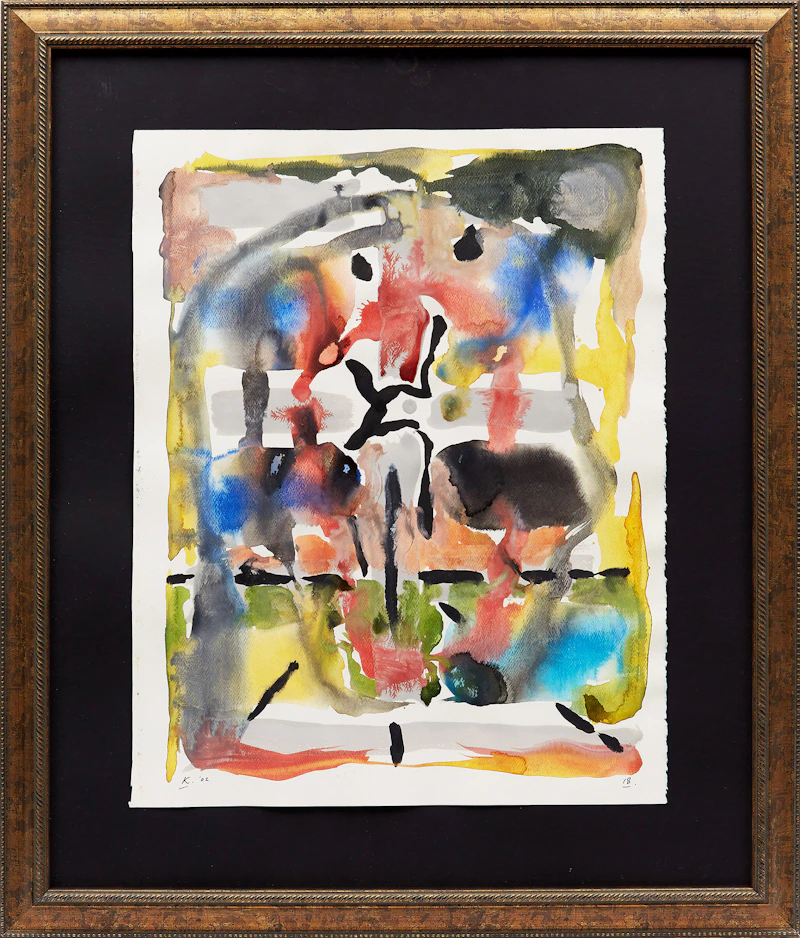 Harold Klunder, Untitled, watercolour, 2002 - view 2