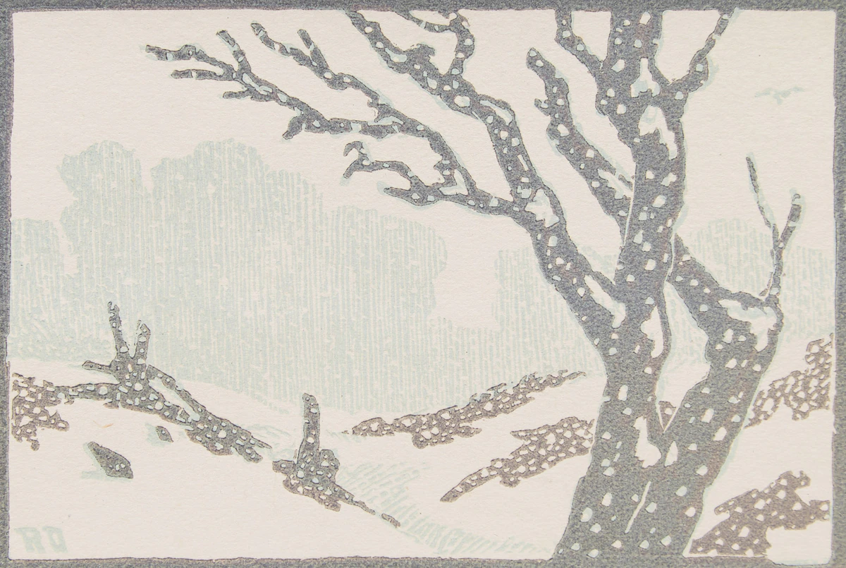 Rodolphe Duguay, La Poudrerie, woodblock