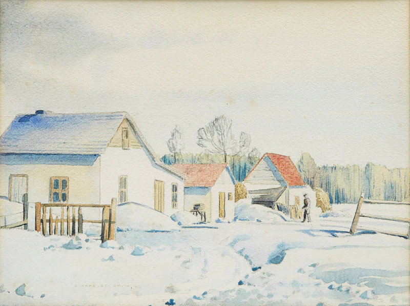 Donald Appelbe Smith, Farm, Winter 
