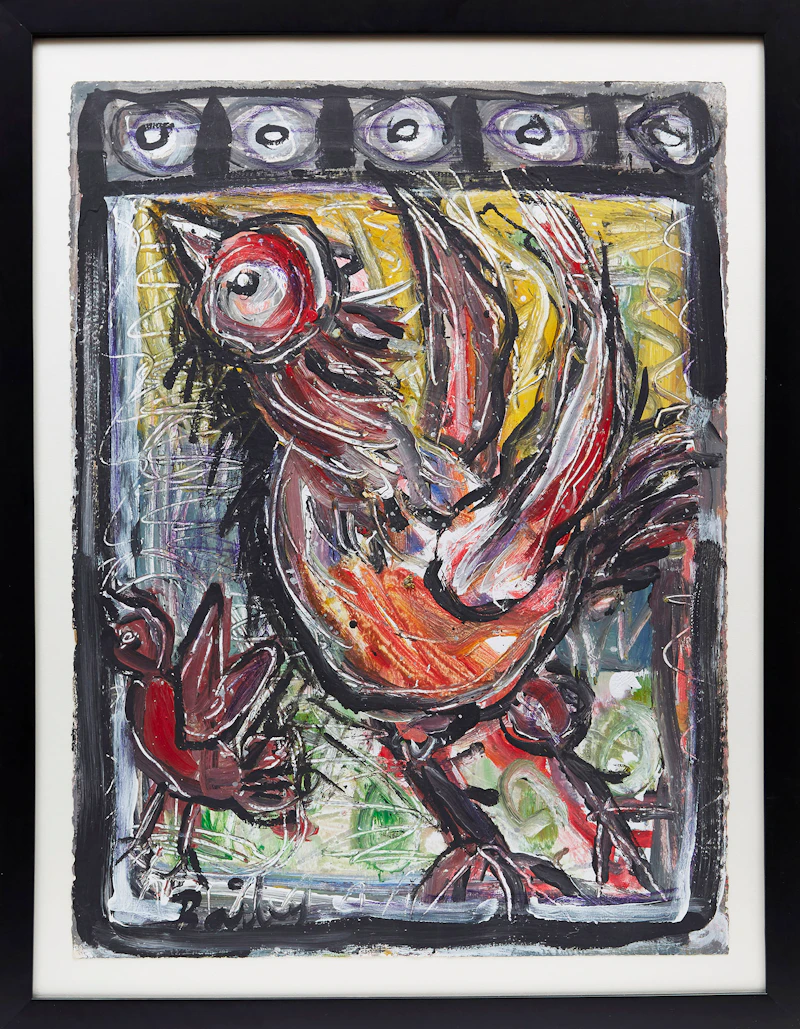 Guy Bailey, Untitled , oil on paper - view 2