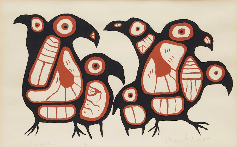 Norval Morrisseau, Gathering Loons