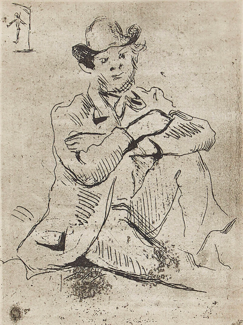 Guillaumin au Pendu by Paul Cezanne