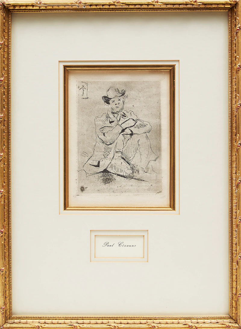Paul Cezanne, Guillaumin au Pendu, etching - view 2