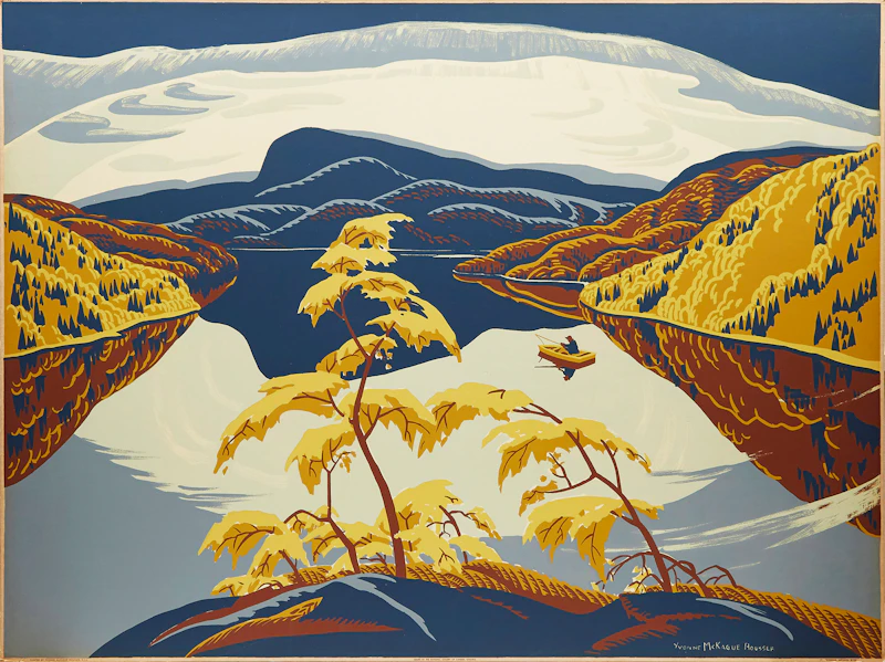 Evening, Nipigon River by Yvonne McKague Housser