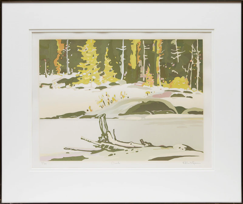 Robert Genn, Coppice, Creek, Kwakiutl and Watchers , four colour serigraphs - view 5