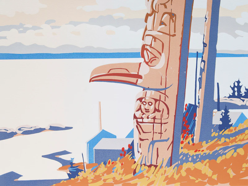 Robert Genn, Coppice, Creek, Kwakiutl and Watchers , four colour serigraphs - view 10