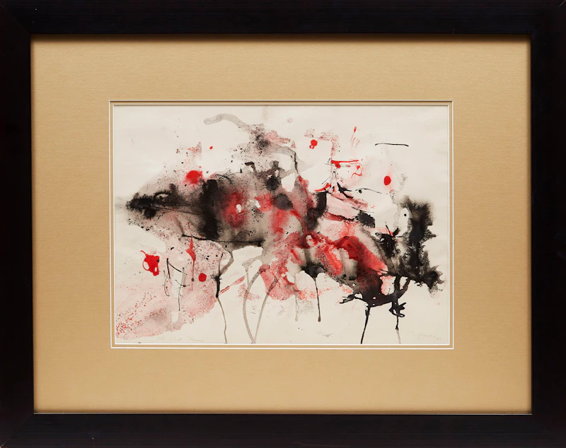 Lise Gervais, Le chat chinois , ink and watercolour, 1982 - view 2