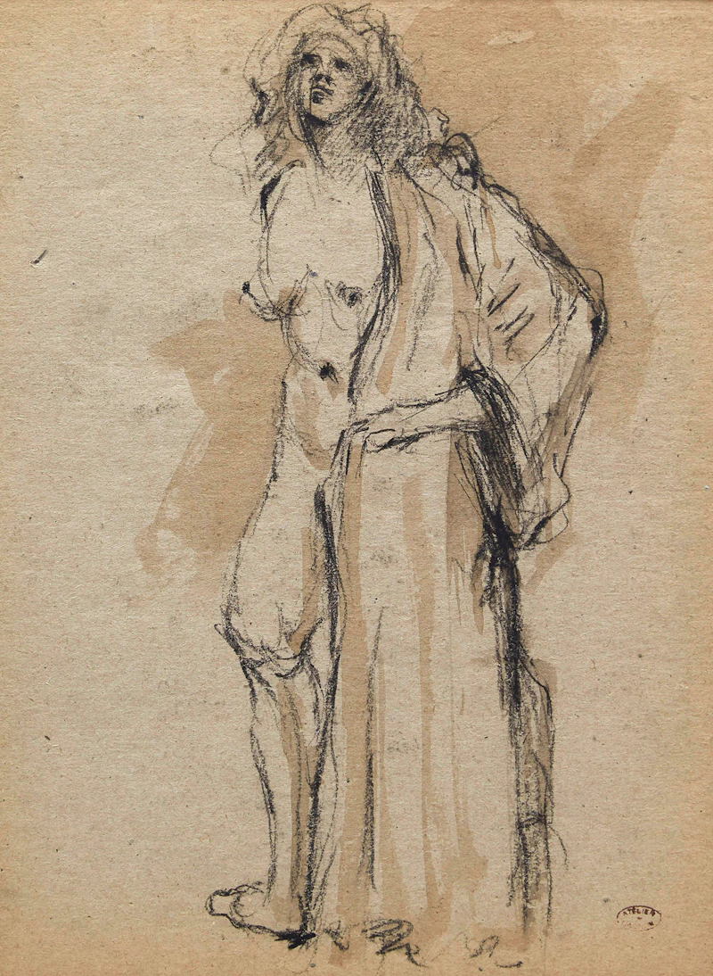 Standing Nude by Clarence Alphonse Gagnon