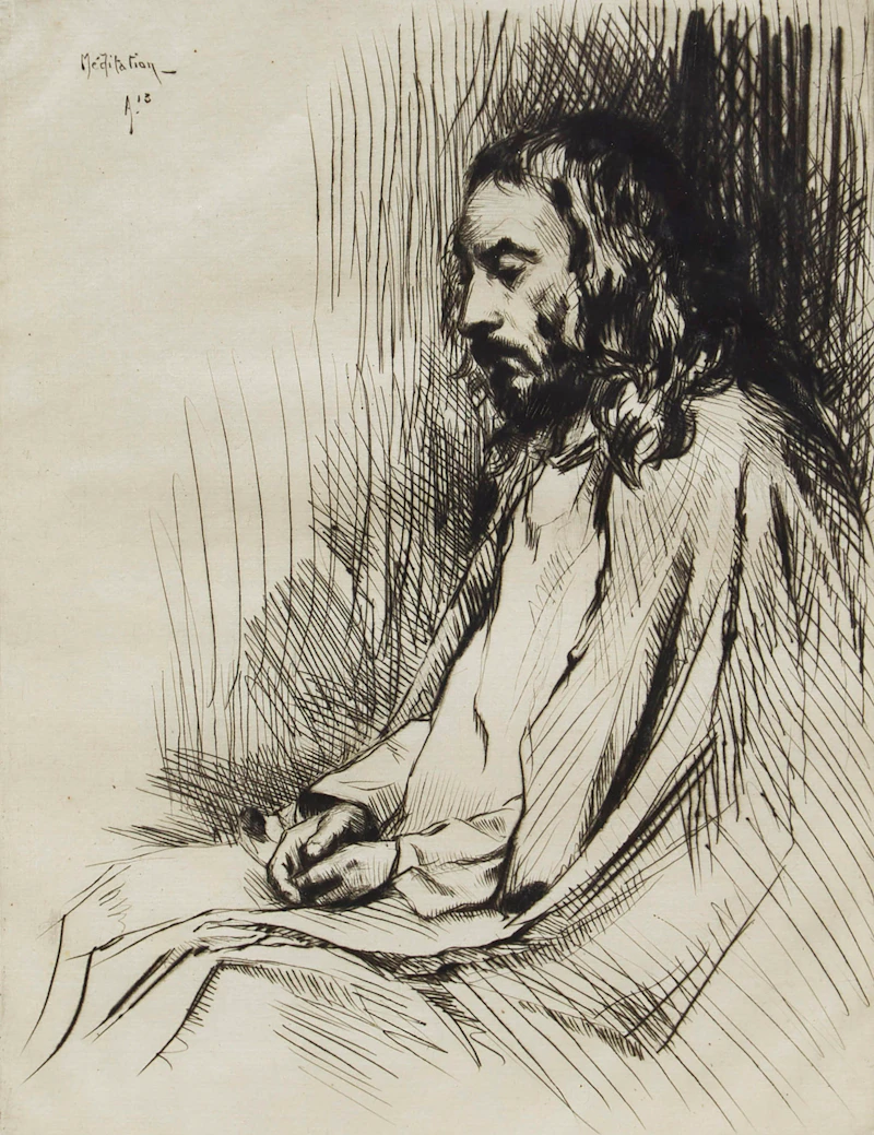 Meditation by Frank Milton Armington