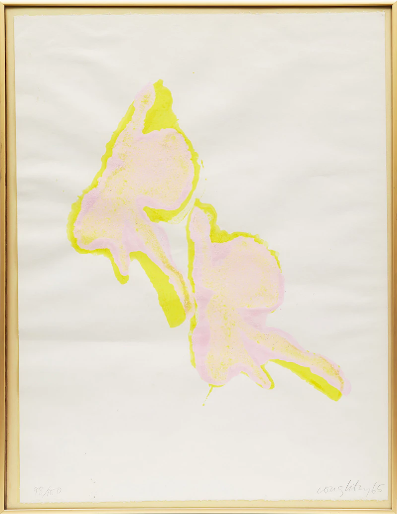 John Graham Coughtry, Figures , mixed media print, 1965 - view 2