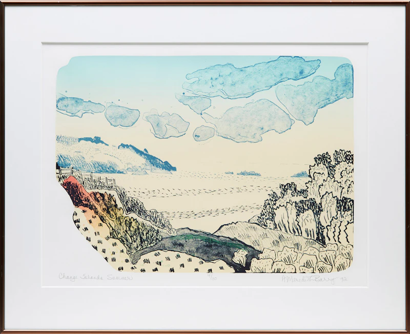 Anne Meredith Barry, Conception Bay Waterfall; Change Islands, Summer , two colour lithographs, 1992 - view 5