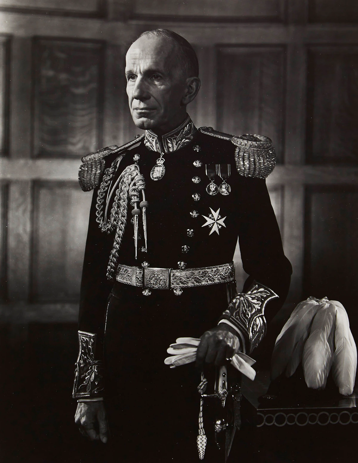 Yousuf Karsh, Vincent Massey , gelatin silver print