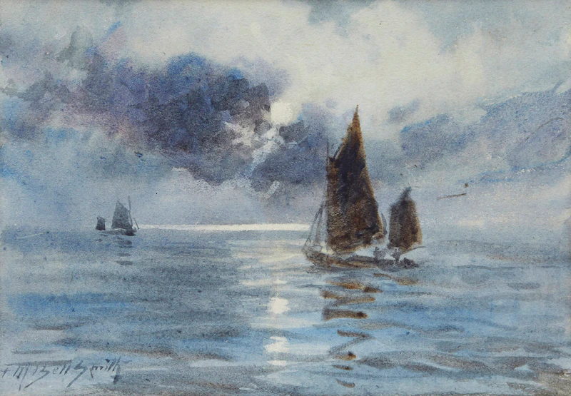 Frederic Marlett Bell-Smith, Becalmed (Moonlight) 