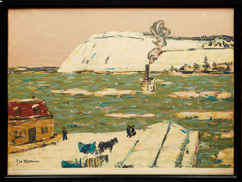 James Wilson Morrice, The Ferry, Quebec , sampson-matthews silkscreen - view 2