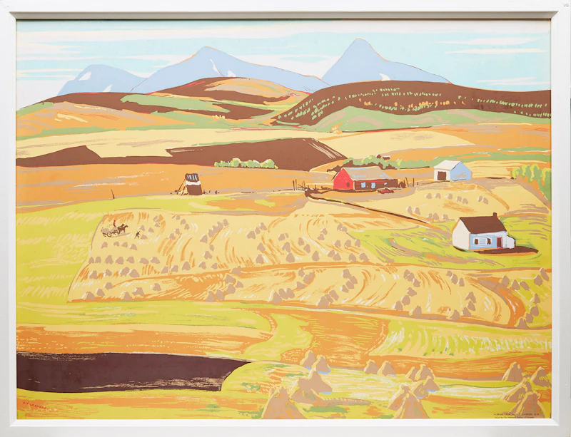 Alexander Young Jackson, Alberta Farm , sampson-matthews silkscreen - view 2