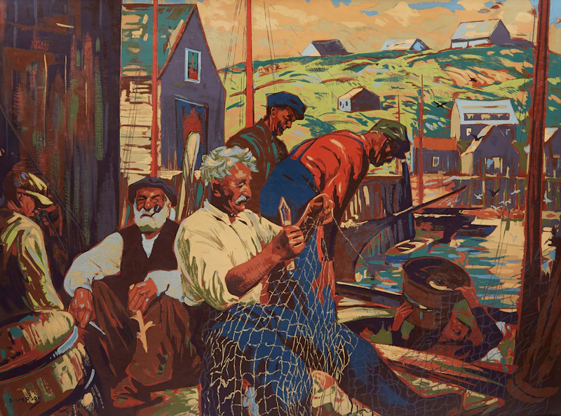 Veterans of the Sea by Joseph Ernest Sampson
